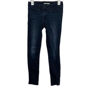Levi’s 711 Mid Rise Dark Wash Skinny Jeans